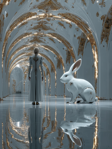 labyrinthine maze Prompt