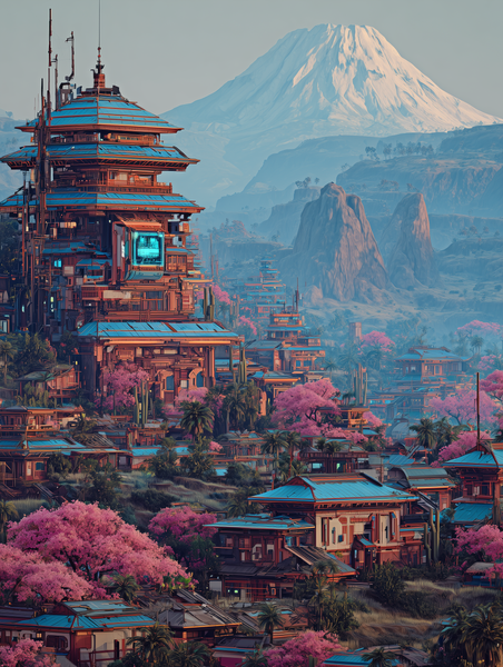 Futuristic Fuji