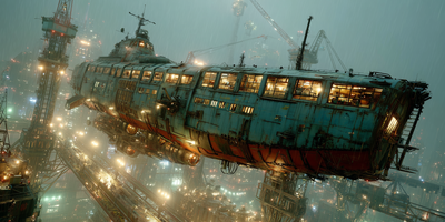 The Leviathan at Berth 17 Prompt
