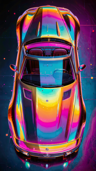 Neon Mercedes