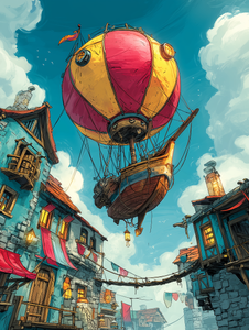 Pirate Airship Prompt